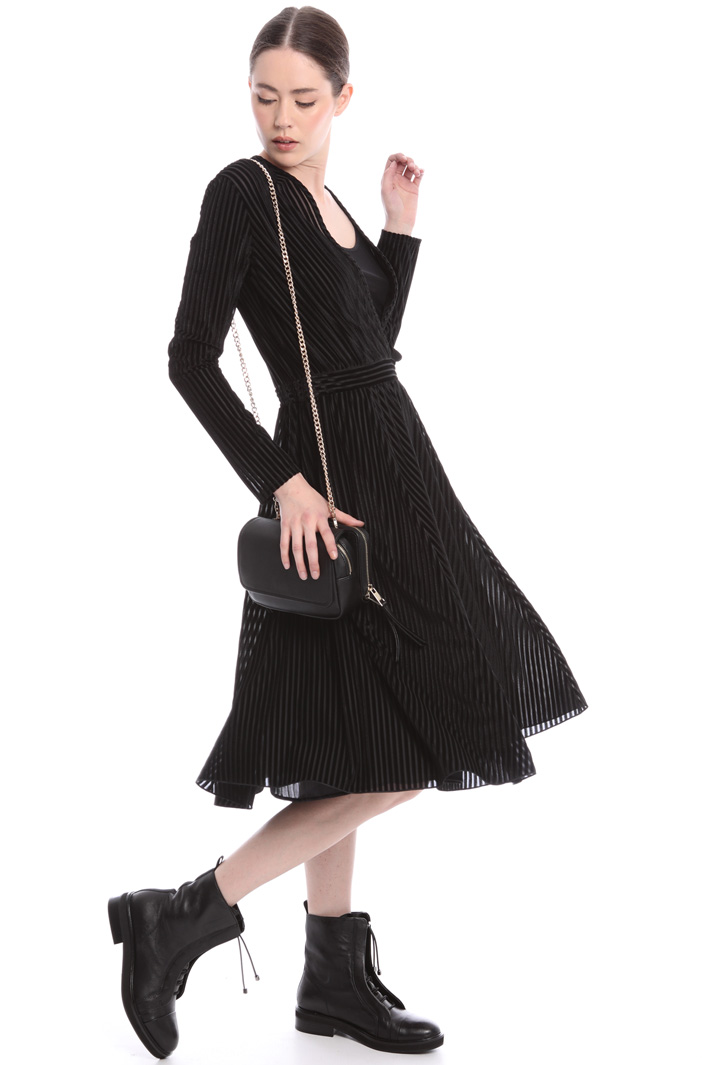 Princess line velvet dress Intrend Princess line velvet dress Intrend