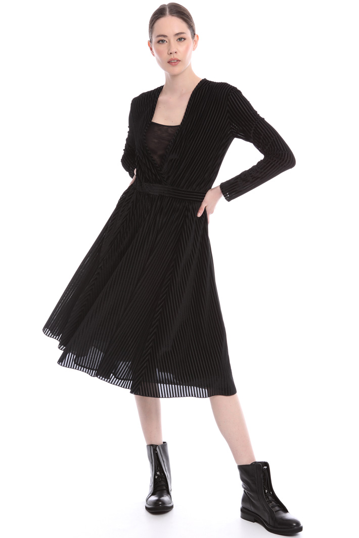 Princess line velvet dress Intrend Princess line velvet dress Intrend