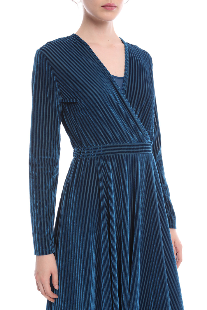 Princess line velvet dress Intrend Princess line velvet dress Intrend