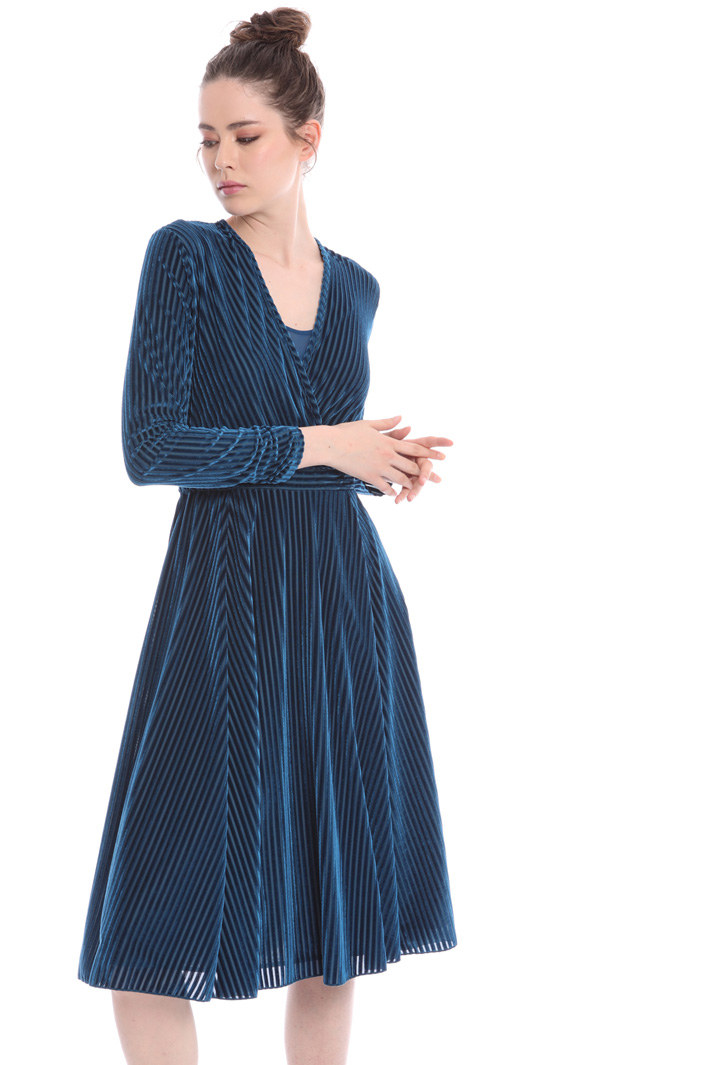 Princess line velvet dress Intrend Princess line velvet dress Intrend