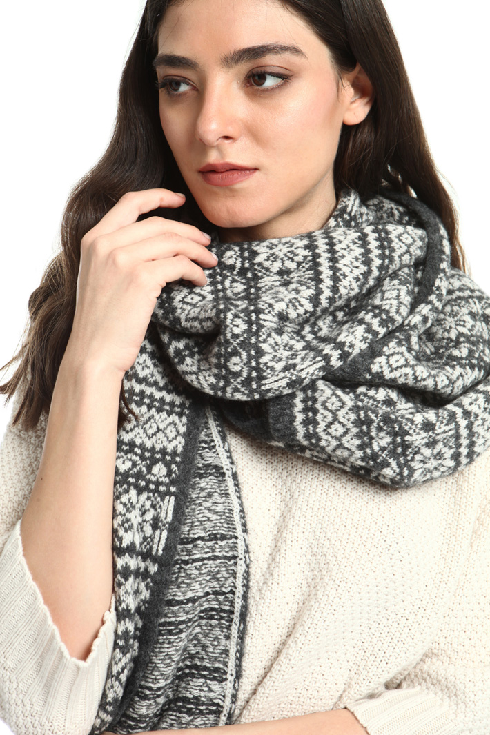 Wool and cashmere scarf Intrend Wool and cashmere scarf Intrend