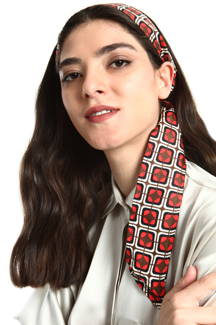 Silk twill hair sash Intrend Silk twill hair sash Intrend