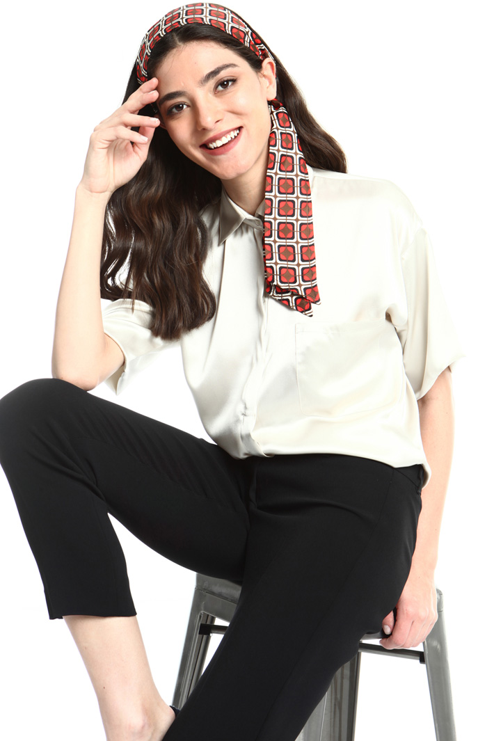 Silk twill hair sash Intrend Silk twill hair sash Intrend