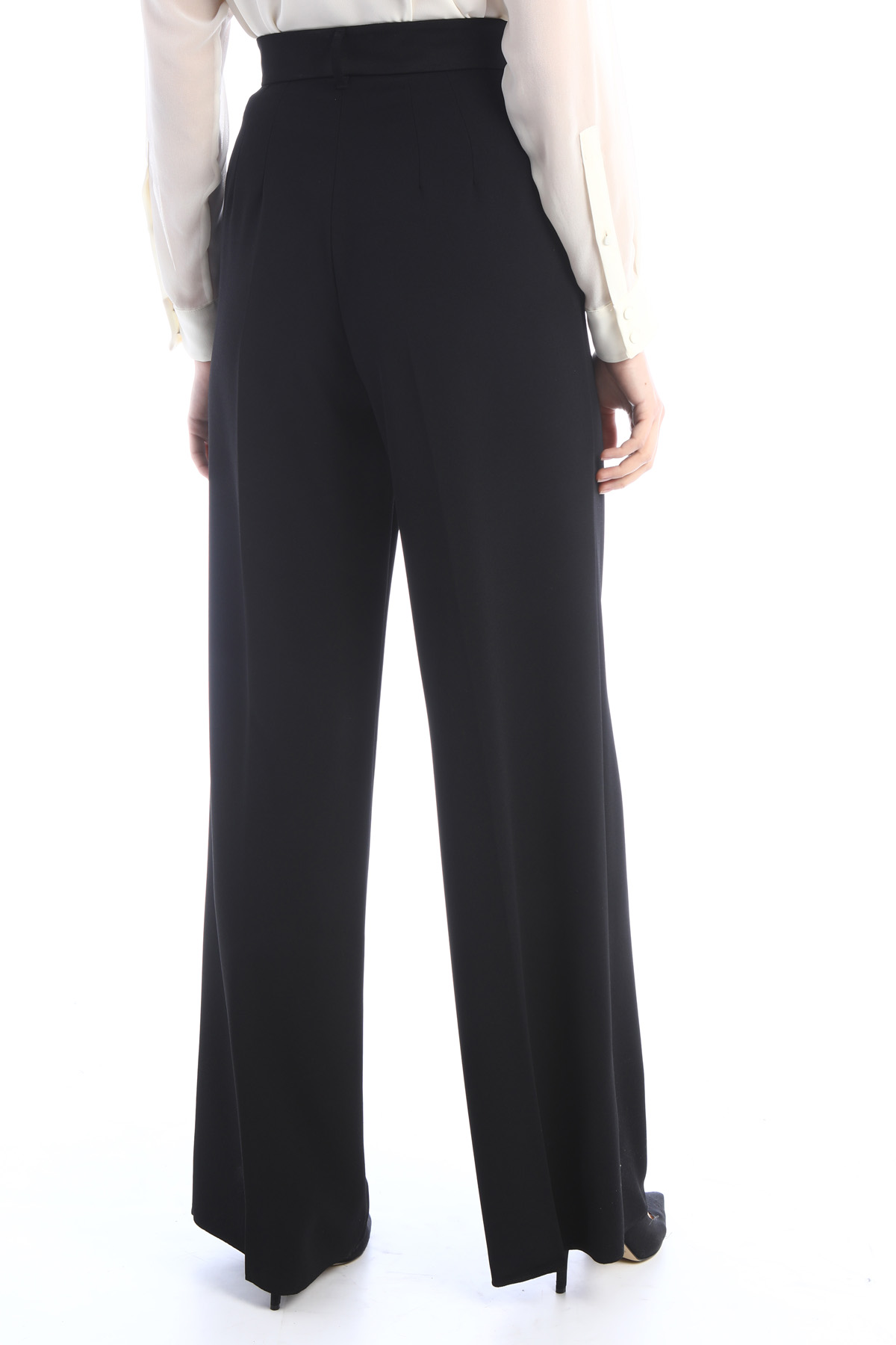 Pantaloni a palazzo, nero - Intrend