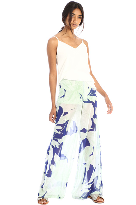 Pantaloni - Materiale: Georgette e chiffon - Intrend