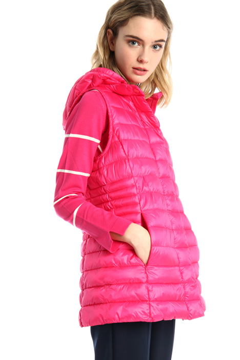 ladies navy puffa jacket