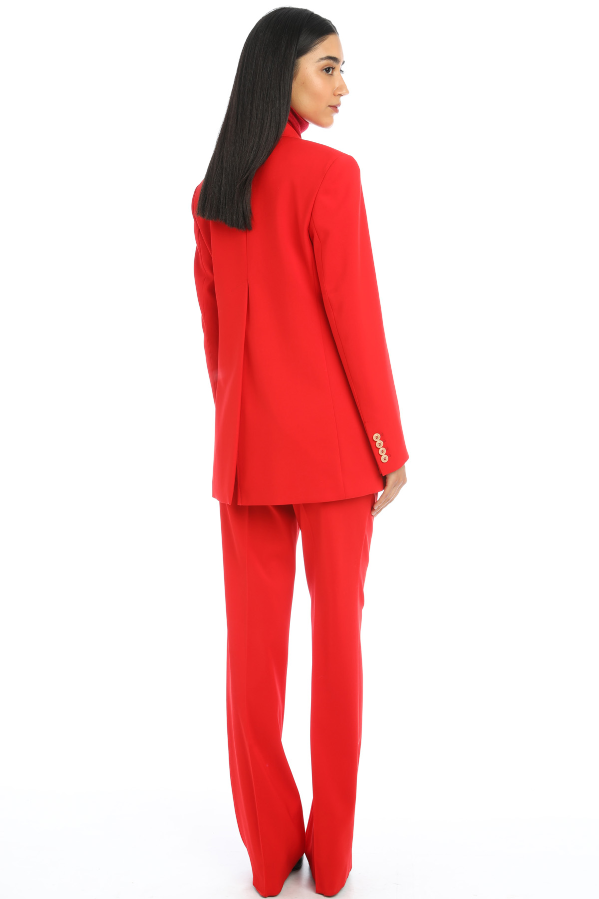 tibi red blazer