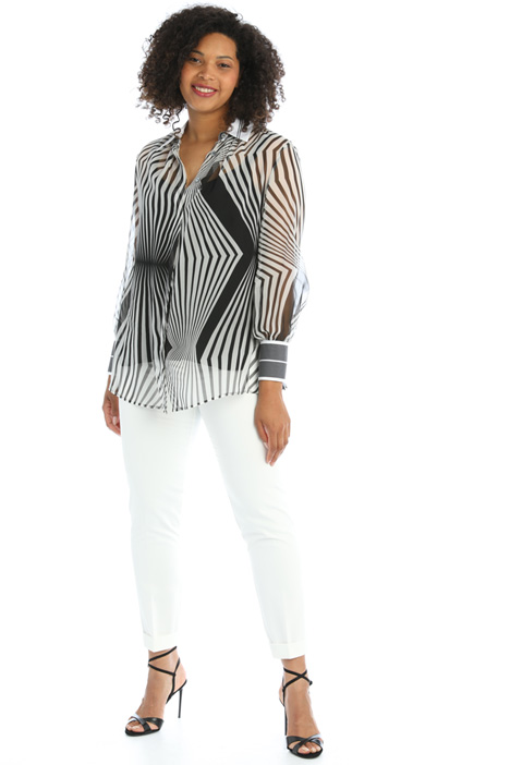 Patterned silk shirt Intrend