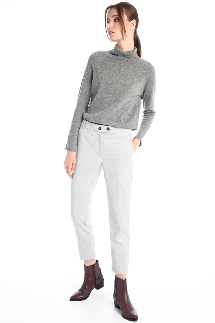 Lurex flannel trousers Intrend