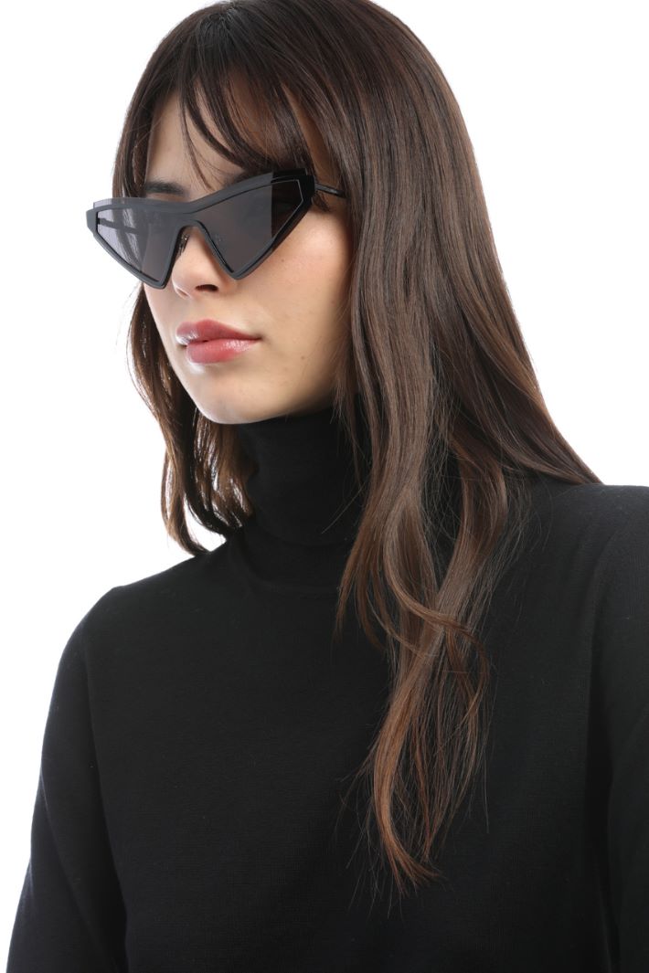 Occhiali cat-eye in metallo Intrend