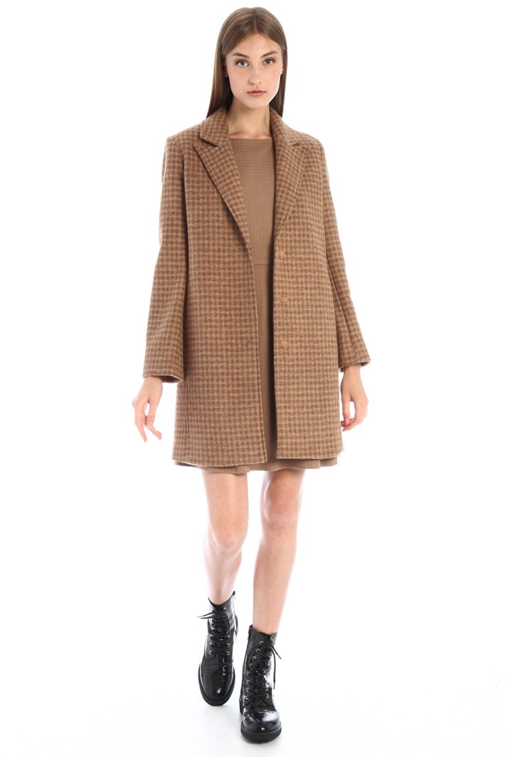 Cappotto in maglia di lana, cammello - Intrend