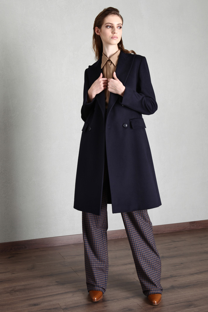 navy blue wool coat womens