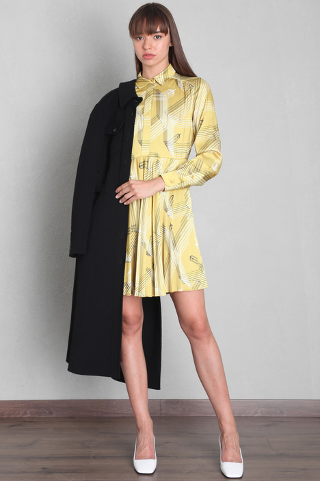 Fancy print chemisier dress Intrend