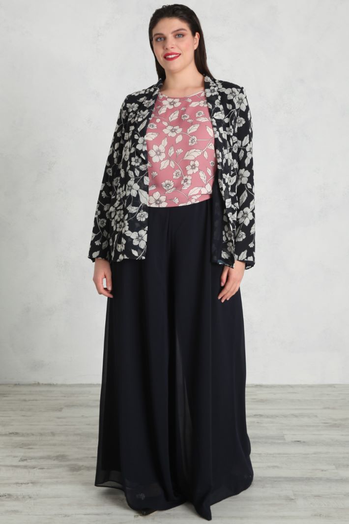 Printed georgette blazer Intrend