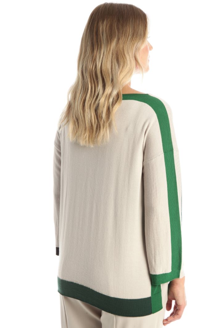 Inlaid wool sweater Intrend