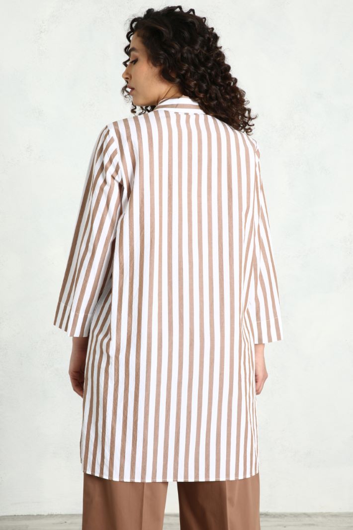 Casacca in cotone tinto filo Intrend