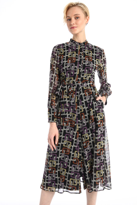 Georgette shirt dress Intrend