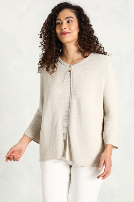 Lurex cotton cardigan Intrend
