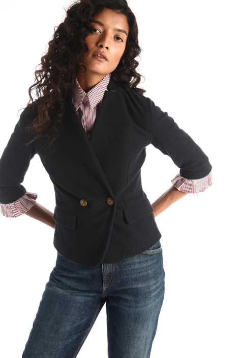 Blazer in jersey armaturato Intrend