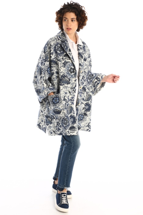 Printed cloth coat Intrend