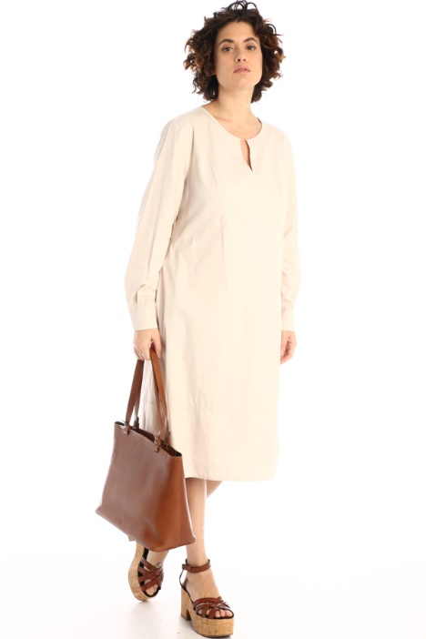 Abito svasato in gabardine Intrend
