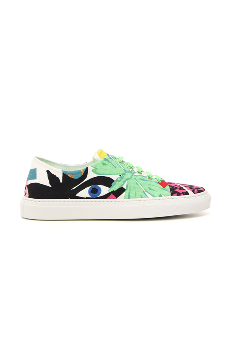 Printed canvas sneaker Intrend