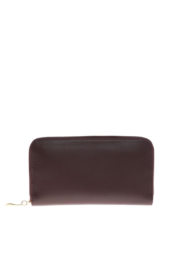 Shiny leather wallet Intrend