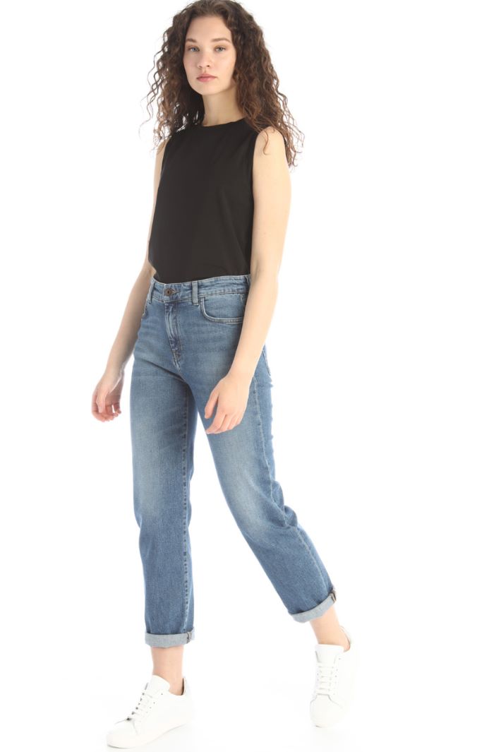 Straight leg denim trousers Intrend