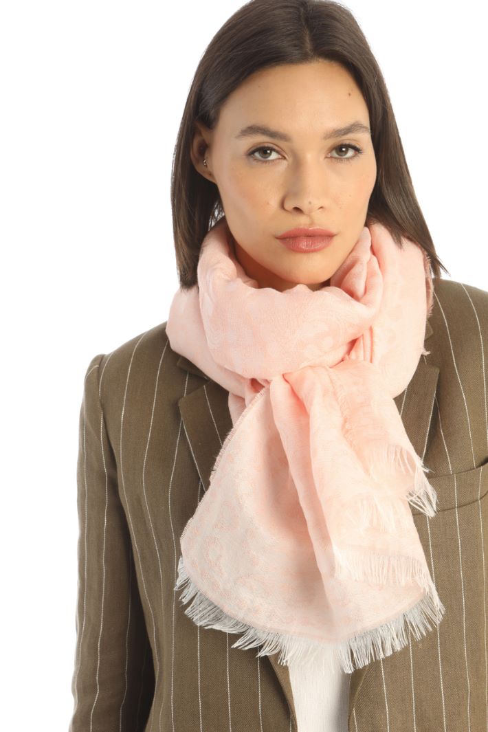 Linen and silk stole Intrend