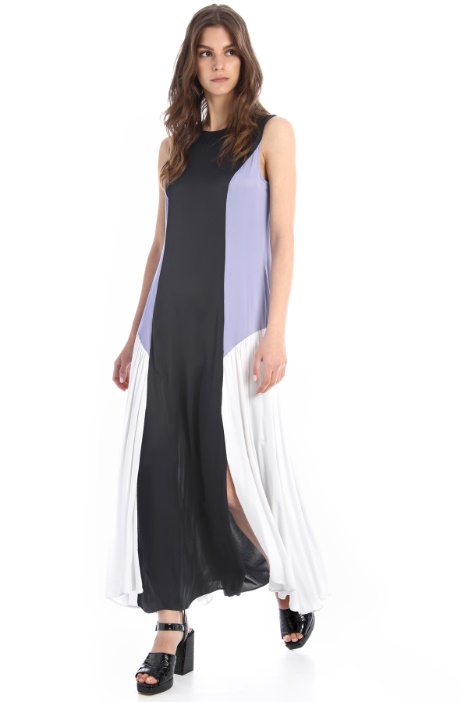 Long satin dress Intrend