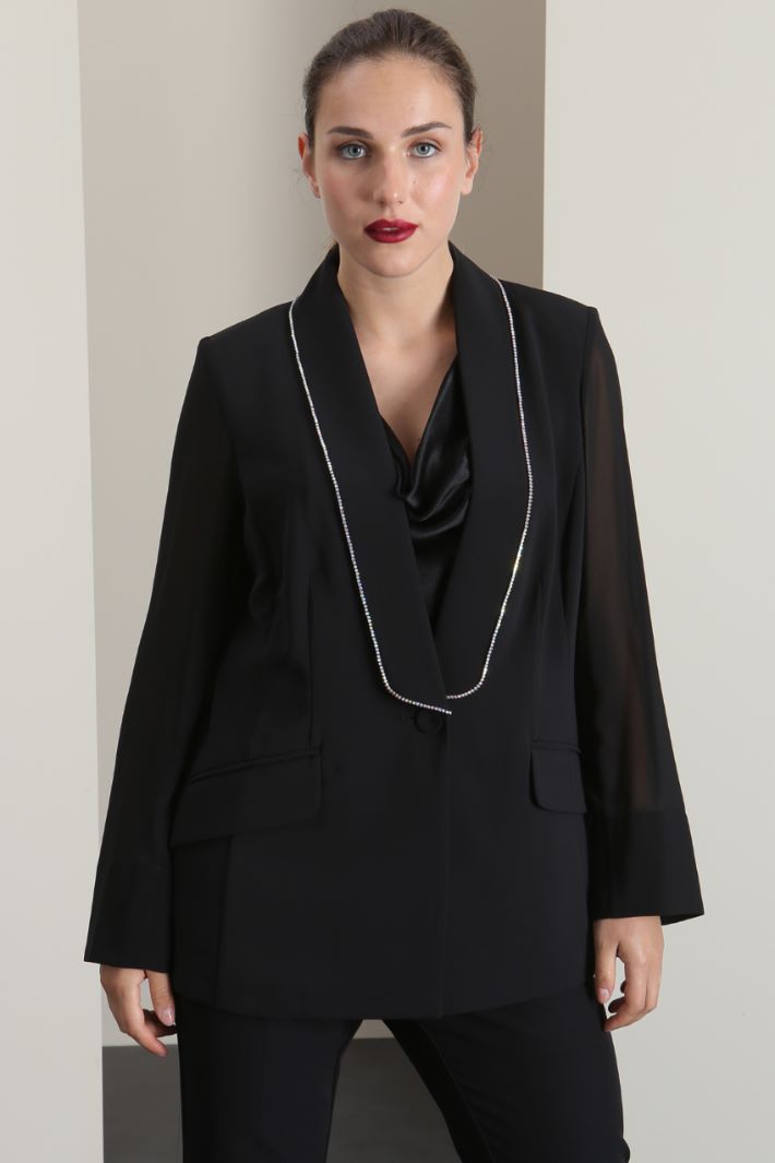 Rhinestone-detailed blazer Intrend