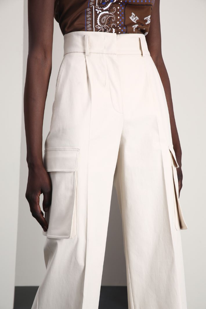 Gabardine wool trousers Intrend