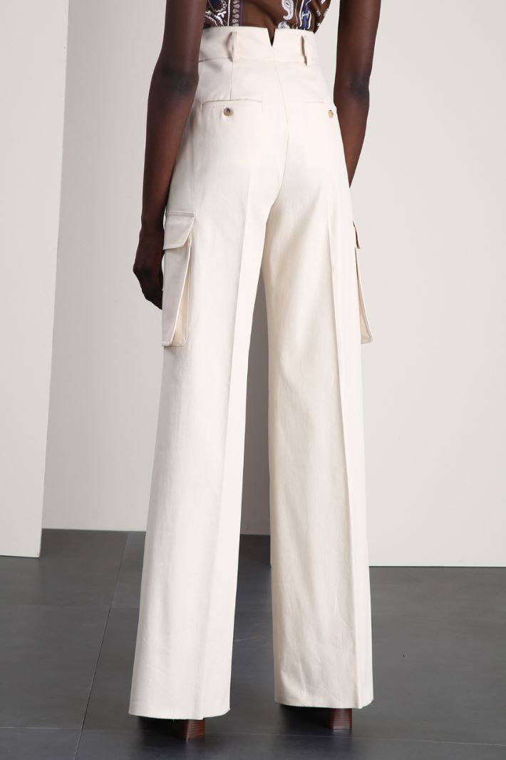 Gabardine wool trousers Intrend