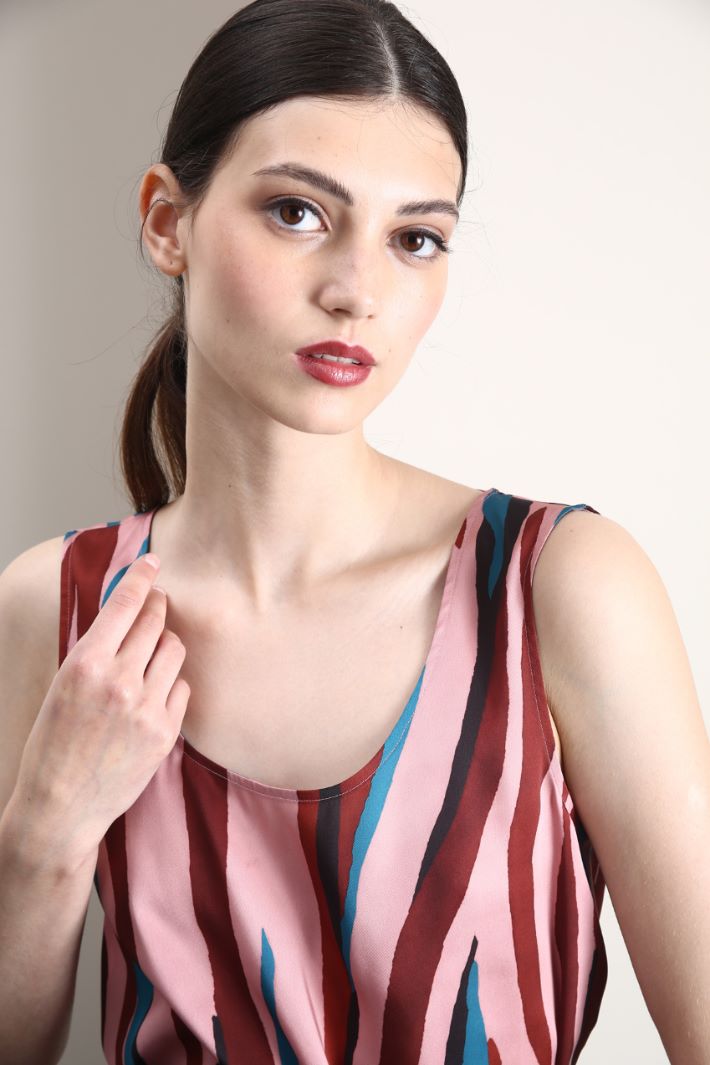 Top in twill con fusciacca Intrend
