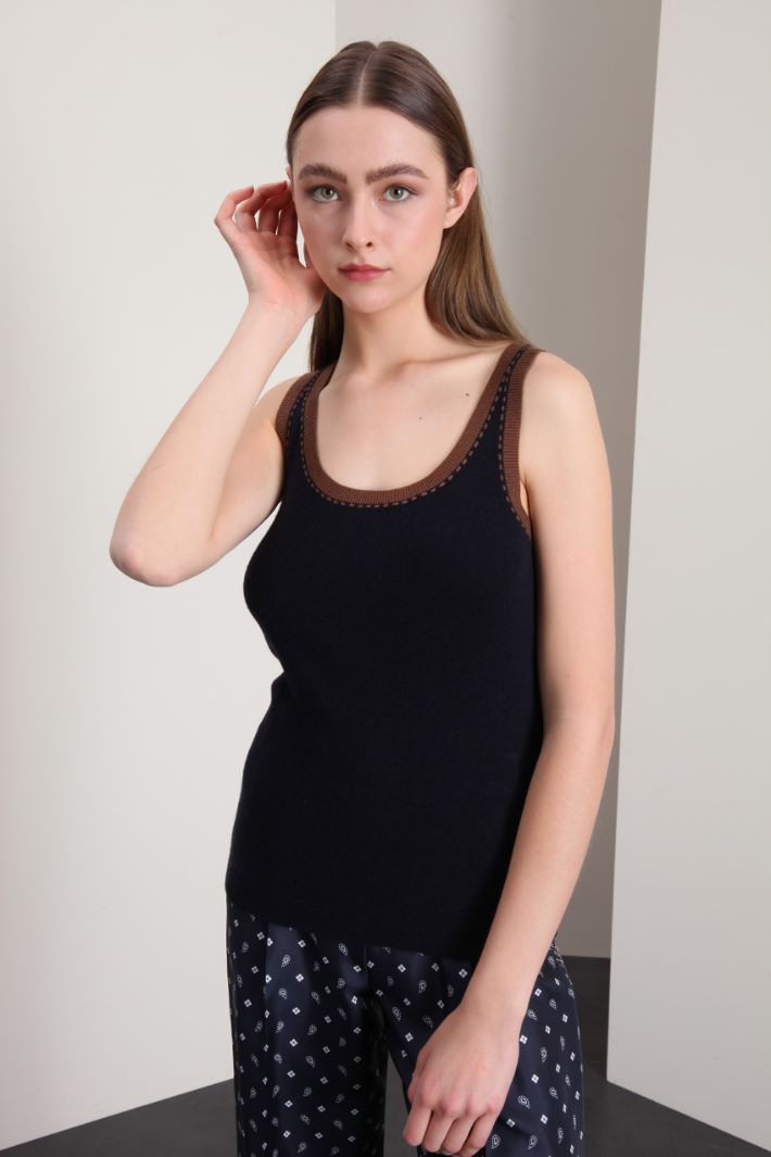 Cashmere and silk top Intrend