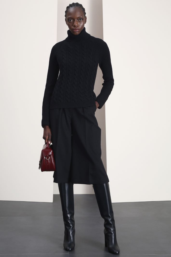 Turtleneck in wool and cashmere Intrend