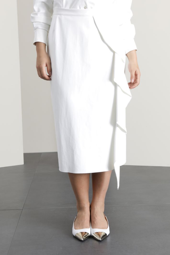 Faux leather skirt  Intrend