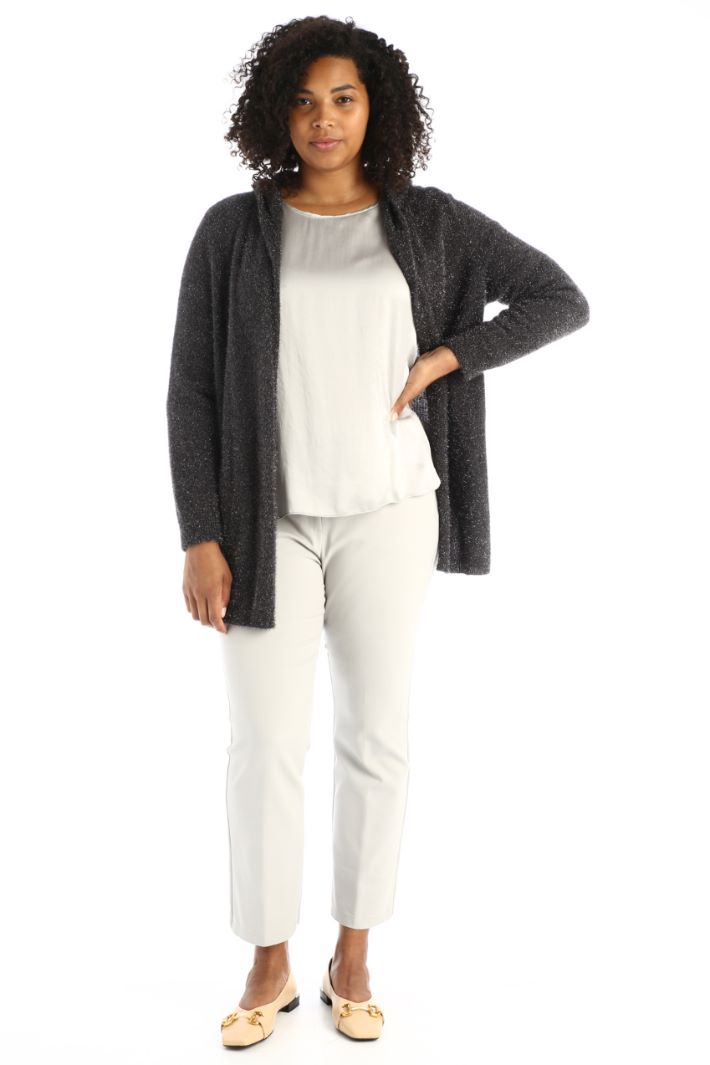 Blusa in raso di seta Intrend