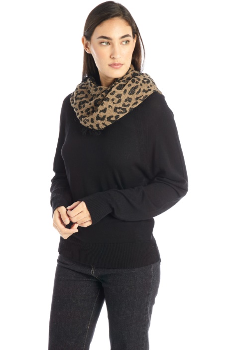 Lurex jacquard scarf Intrend
