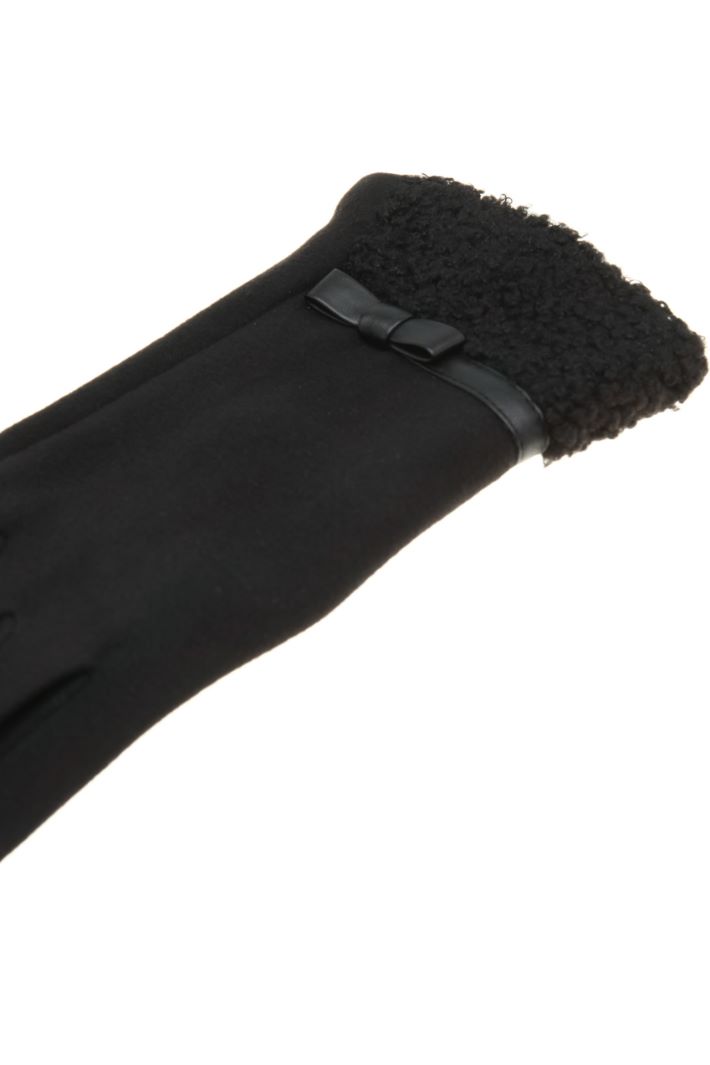 Gloves with plush insert Intrend