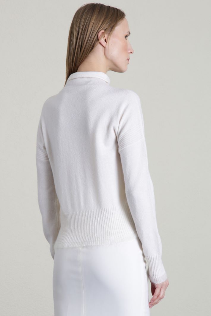 Wool and cashmere yarn sweater Intrend