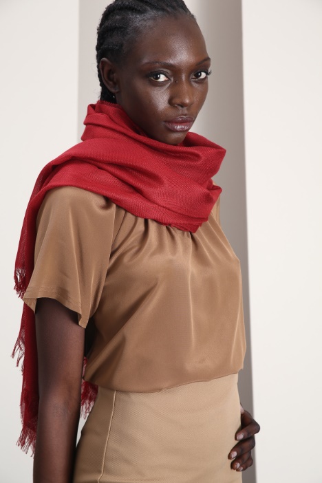 Silk and viscose stole  Intrend