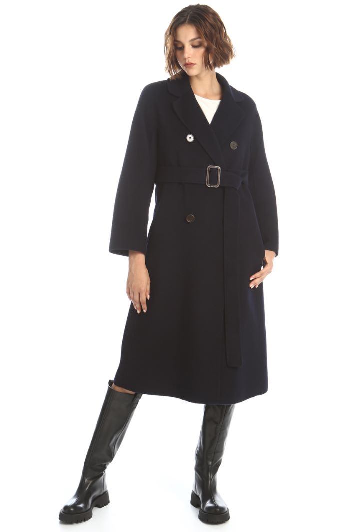 Cappotto doppiopetto in lana Intrend