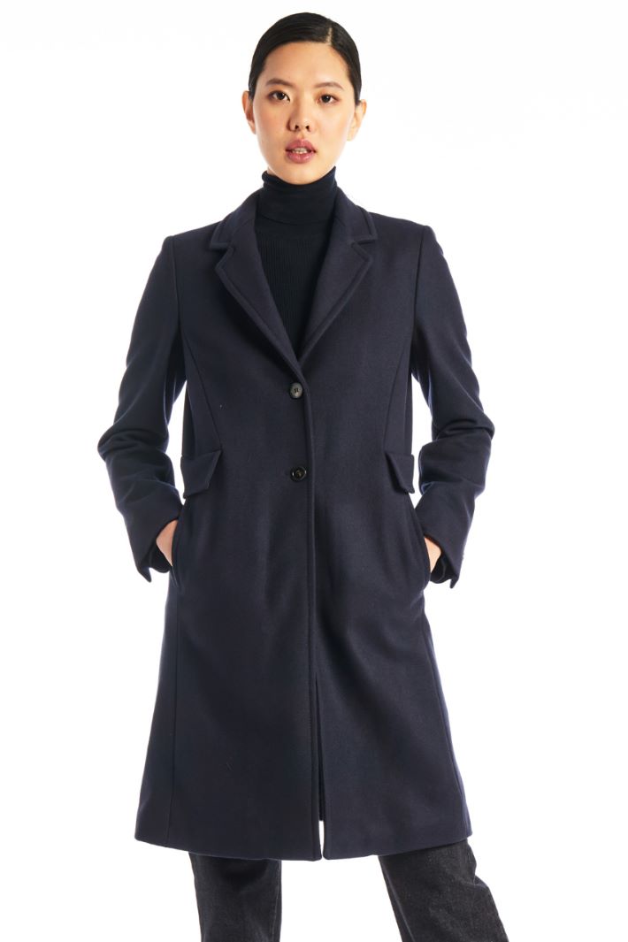 Cappotto sfiancato in lana Intrend
