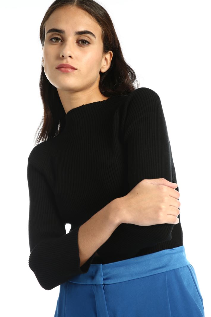 Fitted rib sweater Intrend