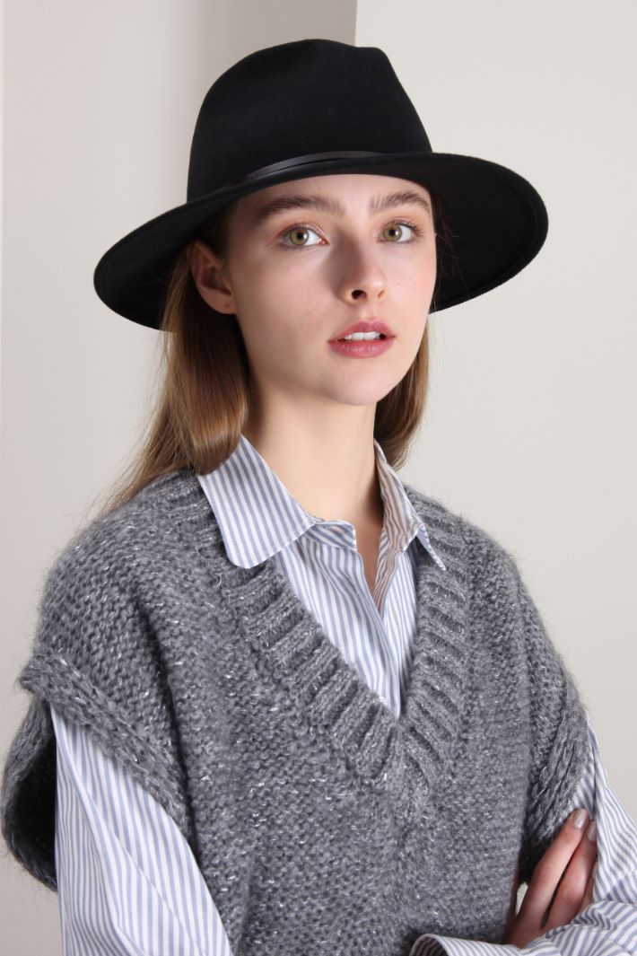 Boiled wool hat Intrend