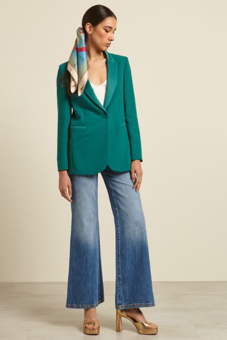 Blazer in enver satin Intrend