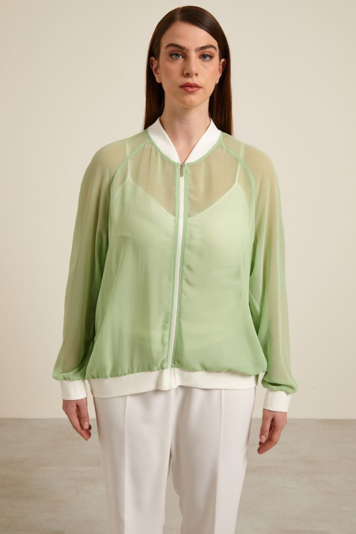 Giacca leggera in georgette