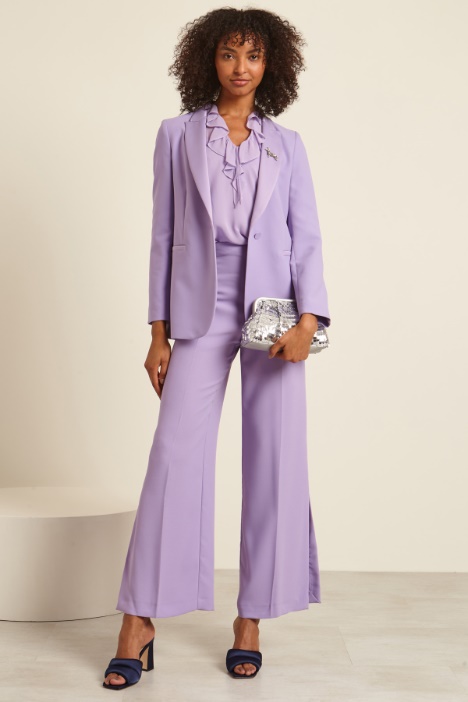 Pantaloni a palazzo con spacchi Intrend