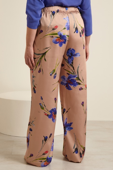 Pantaloni in twill stampato Intrend - 3